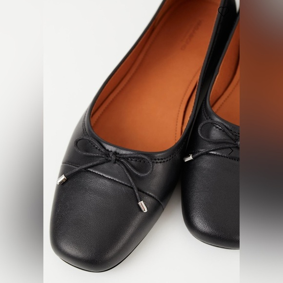 Vagabond Black Leather Ballet Flats – Size 39 (US 9) - Picture 6 of 13